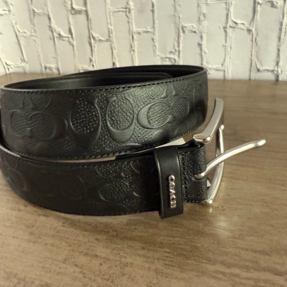 NWT Coach Harness Buckle Belt, 38 Mm CC969 - Picture 2 of 4